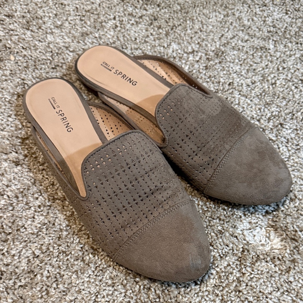 Call It Spring Women's Brown Mules